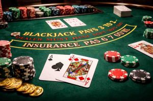 Mesa de blackjack online no 58BB cassino com dealer ao vivo