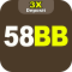 Logo oficial 58BB cassino plataforma online confiável no Brasil